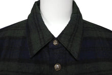 Load image into Gallery viewer, CHROME HEARTS クロムハーツ シャツダウンジャケット リバーシブル キルティング M グリーン ネイビー ブラック 美品 中古 63175