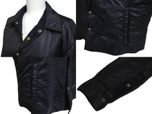 Load image into Gallery viewer, CHROME HEARTS クロムハーツ シャツダウンジャケット リバーシブル キルティング M グリーン ネイビー ブラック 美品 中古 63175