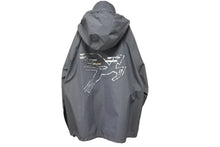 Load image into Gallery viewer, 新品未使用 LOUIS VUITTON ルイヴィトン ジャケット フラッグパッチ RW192 PUO HHB99W メタリック サイズ52 グレー 中古 63182