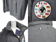 Load image into Gallery viewer, 新品未使用 LOUIS VUITTON ルイヴィトン ジャケット フラッグパッチ RW192 PUO HHB99W メタリック サイズ52 グレー 中古 63182