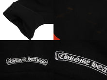 Load image into Gallery viewer, CHROME HEARTS クロムハーツ パーカー サイズXXL CHクロス ロゴ プリント ブラック コットン 良品 中古 63183