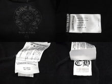 Load image into Gallery viewer, CHROME HEARTS クロムハーツ パーカー サイズXXL CHクロス ロゴ プリント ブラック コットン 良品 中古 63183