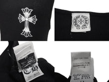 Load image into Gallery viewer, CHROME HEARTS クロムハーツ タンクトップ ノースリーブ サイズM ブラック CH クロス コットン 美品 中古 63184