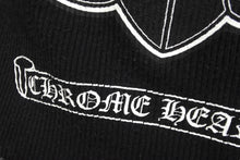 Load image into Gallery viewer, CHROME HEARTS クロムハーツ タンクトップ ノースリーブ サイズM ブラック CH クロス コットン 美品 中古 63184