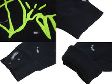 Load image into Gallery viewer, 極美品 Dior ディオール 22AW Cactus Jack コラボ オーバーサイズペインタースウェット 283J679A0531 ネイビー サイズXL 中古 63186