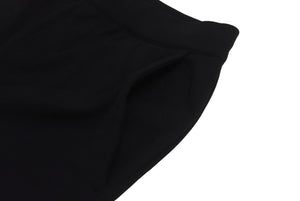 極美品 PRADA プラダ バミューダ ショートパンツ トラインアングルロゴ UJP212 1OUF F0002 コットン ブラック サイズS 中古 63190