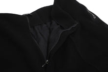 Load image into Gallery viewer, CHANEL シャネル 紙タグ サイドライン ロゴ ワイドパンツ ウール P05760 ココマークボタン ブラック 美品 中古 63192