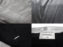 Load image into Gallery viewer, CHANEL シャネル ココマーク 長袖Tシャツ オールインワン セットアップ P43485K04412 AW002 グレー シルバー金具 美品 中古 63194