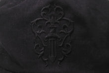 Load image into Gallery viewer, CHROME HEARTS クロムハーツ スナップバック キャップ ヴィンテージ ブラック コットン シルバー925 刺繍 美品 中古 63198