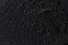 Load image into Gallery viewer, CHROME HEARTS クロムハーツ スナップバック キャップ ヴィンテージ ブラック コットン シルバー925 刺繍 美品 中古 63198