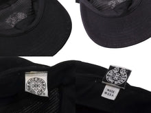 Load image into Gallery viewer, CHROME HEARTS クロムハーツ スナップバック キャップ ヴィンテージ ブラック コットン シルバー925 刺繍 美品 中古 63198