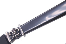 Load image into Gallery viewer, CHROME HEARTS クロムハーツ LOVE GLOVE BSフレア ブラック プラスチック シルバー925 サイズ54▫︎17 メガネ 136 美品 中古 63202