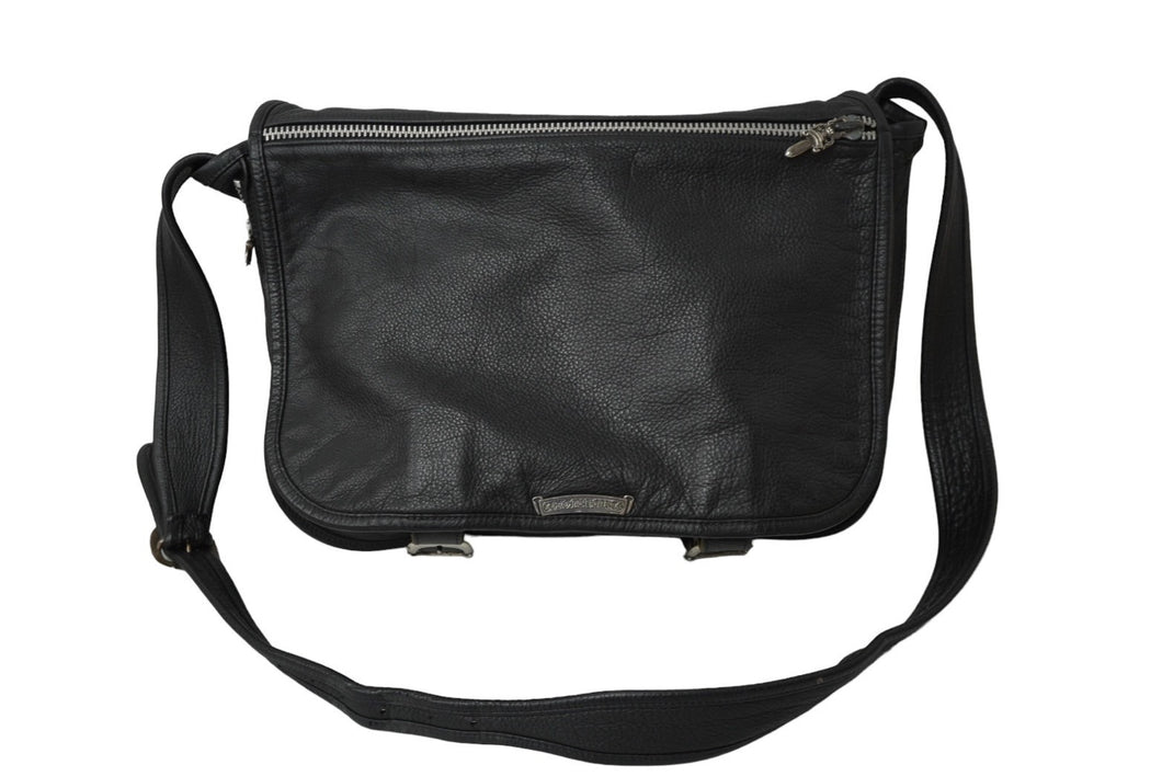 CHROME HEARTS クロムハーツ ガンスリンガーストラップ ショルダーバッグ メッセンジャーバッグ ブラック 美品 中古 63203