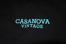 Load image into Gallery viewer, CASANOVA VINTAGE カサノバ ヴィンテージ CROPPED t-shirts ロゴ Tシャツ ブラック サイズ S 63221