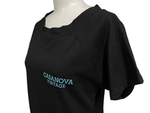 Load image into Gallery viewer, CASANOVA VINTAGE カサノバ ヴィンテージ CROPPED t-shirts ロゴ Tシャツ ブラック サイズ M 63276