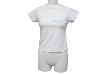 CASANOVA VINTAGE カサノバ ヴィンテージ CROPPED t-shirts ロゴ Tシャツ ホワイト サイズ S 63331