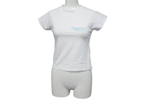 CASANOVA VINTAGE カサノバ ヴィンテージ CROPPED t-shirts ロゴ Tシャツ ホワイト サイズ S 63331