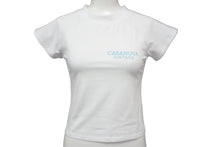 Load image into Gallery viewer, CASANOVA VINTAGE カサノバ ヴィンテージ CROPPED t-shirts ロゴ Tシャツ ホワイト サイズ S 63331