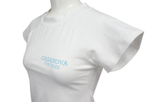 Load image into Gallery viewer, CASANOVA VINTAGE カサノバ ヴィンテージ CROPPED t-shirts ロゴ Tシャツ ホワイト サイズ S 63331