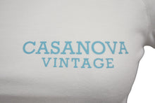 Load image into Gallery viewer, CASANOVA VINTAGE カサノバ ヴィンテージ CROPPED t-shirts ロゴ Tシャツ ホワイト サイズ S 63331