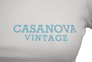 CASANOVA VINTAGE カサノバ ヴィンテージ CROPPED t-shirts ロゴ Tシャツ ホワイト サイズ S 63331