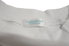 Load image into Gallery viewer, CASANOVA VINTAGE カサノバ ヴィンテージ CROPPED t-shirts ロゴ Tシャツ ホワイト サイズ S 63331