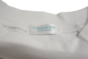 CASANOVA VINTAGE カサノバ ヴィンテージ CROPPED t-shirts ロゴ Tシャツ ホワイト サイズ S 63331