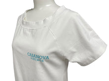 Load image into Gallery viewer, CASANOVA VINTAGE カサノバ ヴィンテージ CROPPED t-shirts ロゴ Tシャツ ホワイト サイズ M 63386