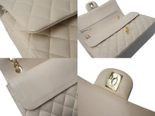 Load image into Gallery viewer, 新品未使用 CHANEL シャネル Wフラップ 25 ショルダーバッグ ランダム マトラッセ シルバー金具 ベージュ 中古 63451