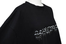 Load image into Gallery viewer, BALENCIAGA バレンシアガ スライムグラフィックロゴ 半袖Ｔシャツ 612966 2021SS 黒 ブラック 中古 63459