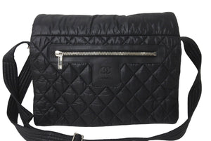 CHANEL シャネル ココクーン ナイロンキルティングショルダーバッグ 13番台 ブラック 美品 中古 63469