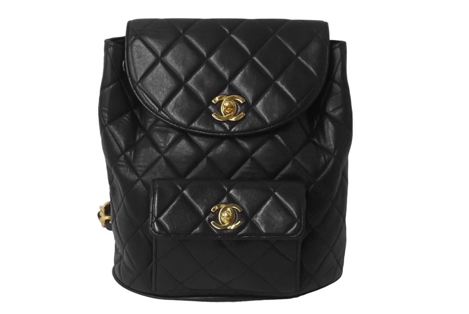 CHANEL シャネル マトラッセ リュック Wココマーク バックパック ココ 