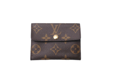 LOUIS VUITTON ルイヴィトン ラドロー カードケース M61927 モノグラムキャンバス ブラウン ゴールド金具 美品 中古 63479
