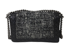 CHANEL シャネル ボーイシャネル ショルダーバッグ ワンショルダー A67920 18番台 ブラック シルバー金具 美品 中古 63484