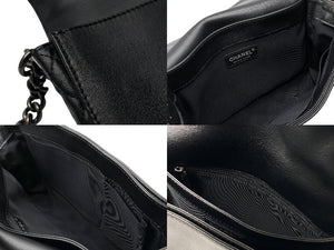 CHANEL シャネル ボーイシャネル ショルダーバッグ ワンショルダー A67920 18番台 ブラック シルバー金具 美品 中古 63484