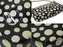Load image into Gallery viewer, LOUIS VUITTON ルイヴィトン ポシェット アクセソワール ヴェルニ ドット インフィニティ M91427 ゴールド金具 美品 中古 63487