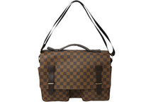 Load image into Gallery viewer, 極美品 LOUIS VUITTON ルイ ヴィトン ダミエ ブロードウェイ ショルダーバッグ N42270 ブラウン ゴールド金具 中古 63488