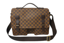 Load image into Gallery viewer, 極美品 LOUIS VUITTON ルイ ヴィトン ダミエ ブロードウェイ ショルダーバッグ N42270 ブラウン ゴールド金具 中古 63488