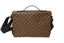 Load image into Gallery viewer, 極美品 LOUIS VUITTON ルイ ヴィトン ダミエ ブロードウェイ ショルダーバッグ N42270 ブラウン ゴールド金具 中古 63488
