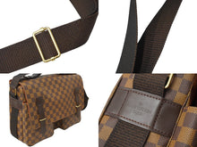 Load image into Gallery viewer, 極美品 LOUIS VUITTON ルイ ヴィトン ダミエ ブロードウェイ ショルダーバッグ N42270 ブラウン ゴールド金具 中古 63488