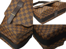 Load image into Gallery viewer, 極美品 LOUIS VUITTON ルイ ヴィトン ダミエ ブロードウェイ ショルダーバッグ N42270 ブラウン ゴールド金具 中古 63488