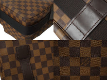 Load image into Gallery viewer, 極美品 LOUIS VUITTON ルイ ヴィトン ダミエ ブロードウェイ ショルダーバッグ N42270 ブラウン ゴールド金具 中古 63488