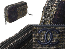 Load image into Gallery viewer, CHANEL シャネル パリダラス ラメツイードショルダーバッグ 20番台 マルチカラー シルバー金具 美品 中古 63491