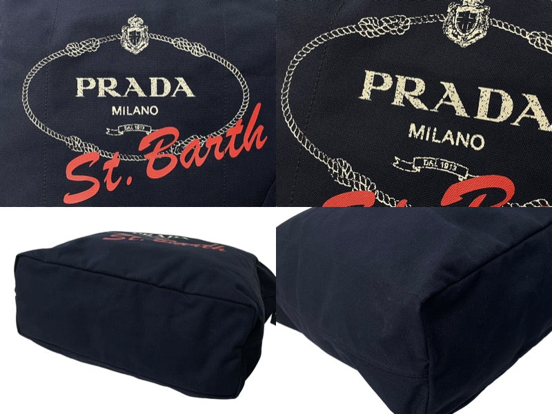 PRADA プラダ 2WAY トートバッグ カナパ 限定 2VG022 コットン