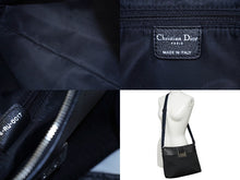 Load image into Gallery viewer, Christian Dior クリスチャンディオール ストリートシック ショルダーバッグ ブラック キャンバス レザー ロゴ 美品 中古 63498