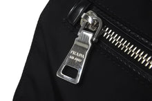 画像をギャラリービューアに読み込む, PRADA プラダショルダーバッグ BT0713 トライアングルロゴ ナイロン レザー ブラック シルバー金具 美品 中古 63500 