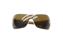Load image into Gallery viewer, 極美品 CHANEL シャネル サングラス ココマーク サイズ120 キルティング ベージュ ブラウン 4157-Q c.371/73 中古 63503