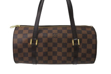 Load image into Gallery viewer, LOUIS VUITTON ルイヴィトン パピオン ハンドバッグ N41210 ダミエキャンバス ブラウン ゴールド金具 美品 中古 63504
