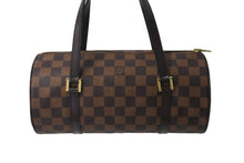 Load image into Gallery viewer, LOUIS VUITTON ルイヴィトン パピオン ハンドバッグ N41210 ダミエキャンバス ブラウン ゴールド金具 美品 中古 63504
