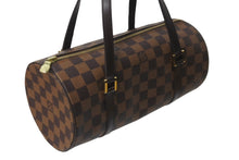 Load image into Gallery viewer, LOUIS VUITTON ルイヴィトン パピオン ハンドバッグ N41210 ダミエキャンバス ブラウン ゴールド金具 美品 中古 63504